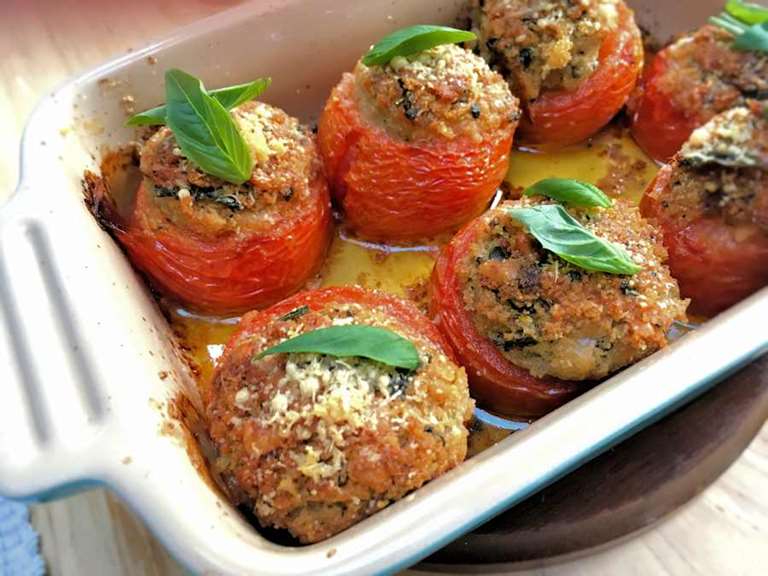 Stuffed Tomatoes Recipe Cuisine Fiend